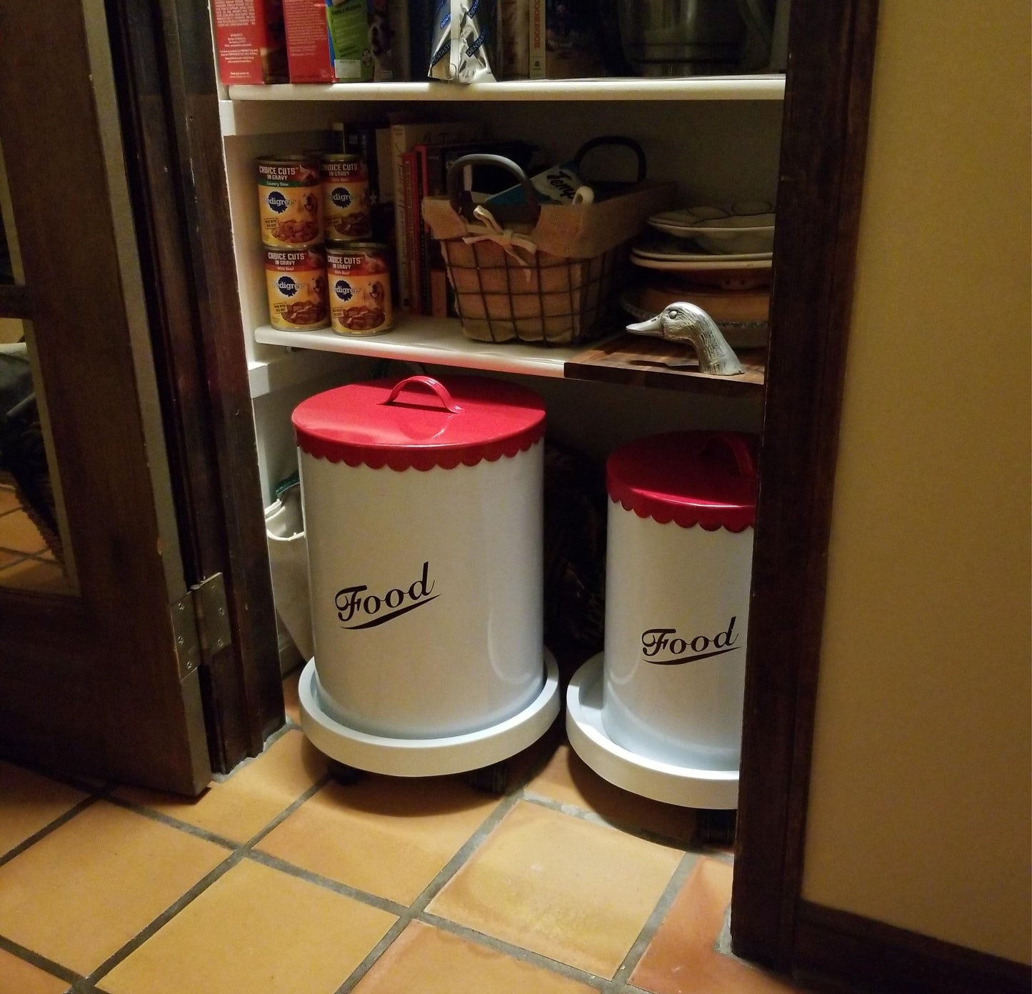9.8"/ 11"/ 12.6"/ 14.2"/ 15.5"/ 17.5"/20.5“, Round Planter Caddies, White