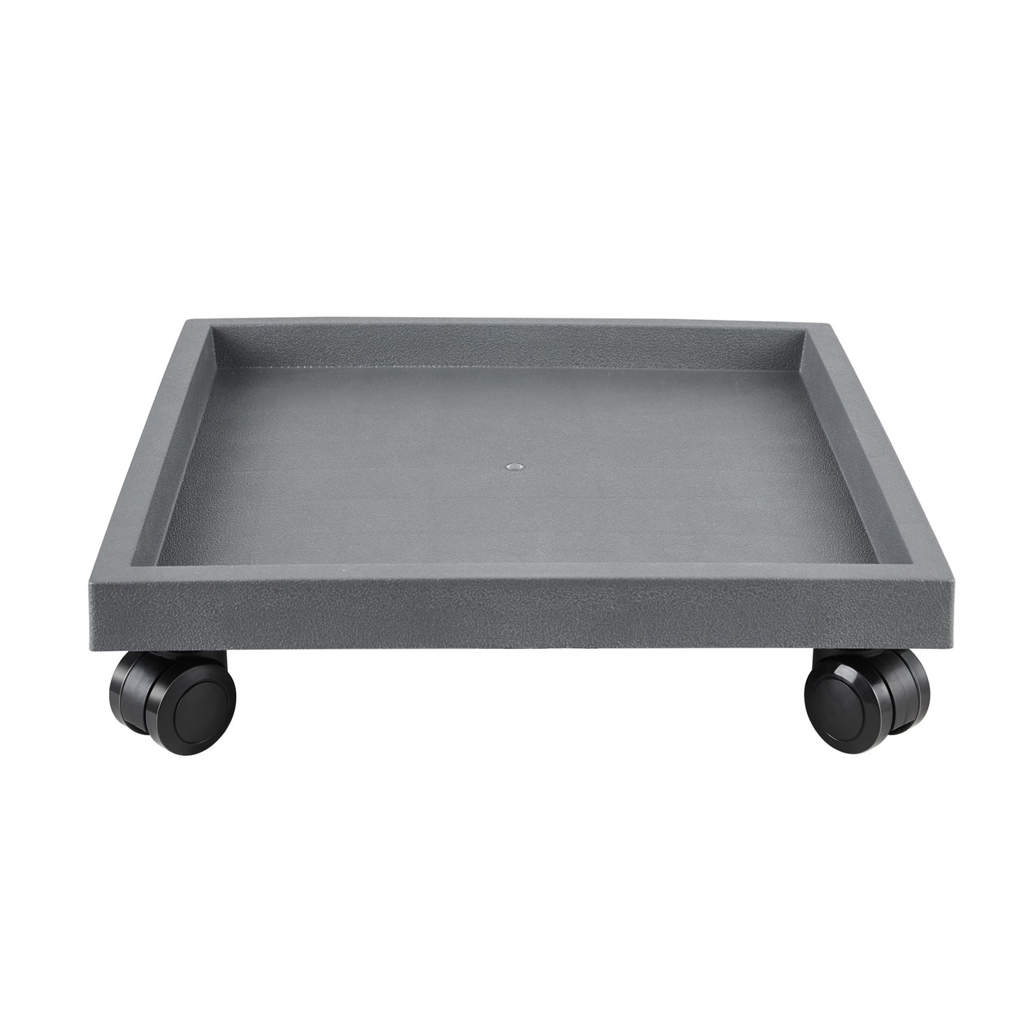 13 Inch Square Planter Caddies, Gray